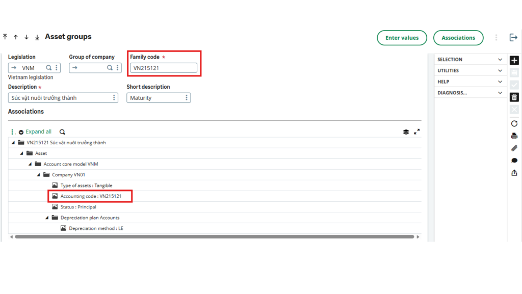 Actifs biologiques (Compte 215)