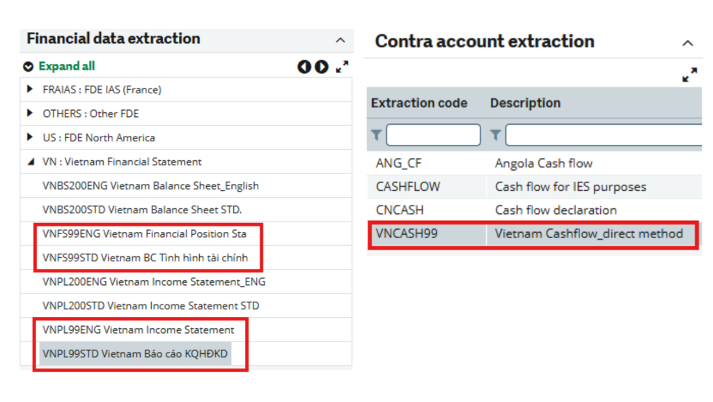 Nouveaux rapports inclus dans VNM Legislation V3.0
