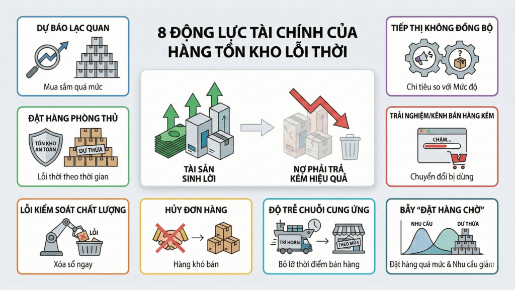 8 Nguyên Nhân Tài Chính Dẫn Đến Hàng Tồn Kho Quá Hạn