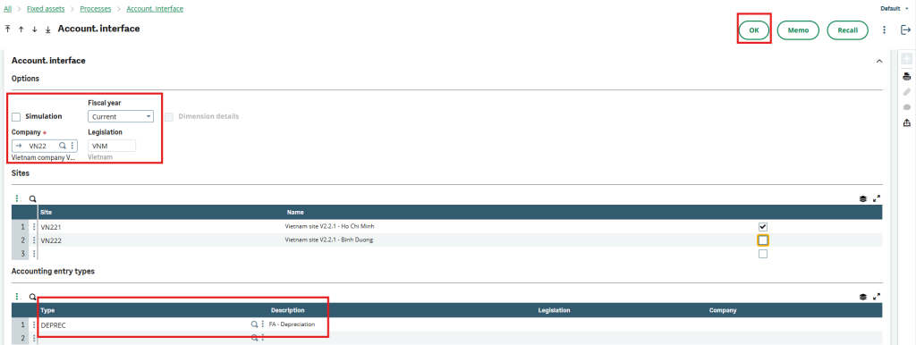 Depreciation & Payments
