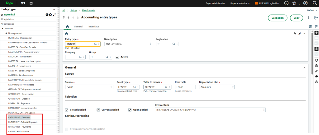 Loại bút toán kế toán (Accounting Entry Types)